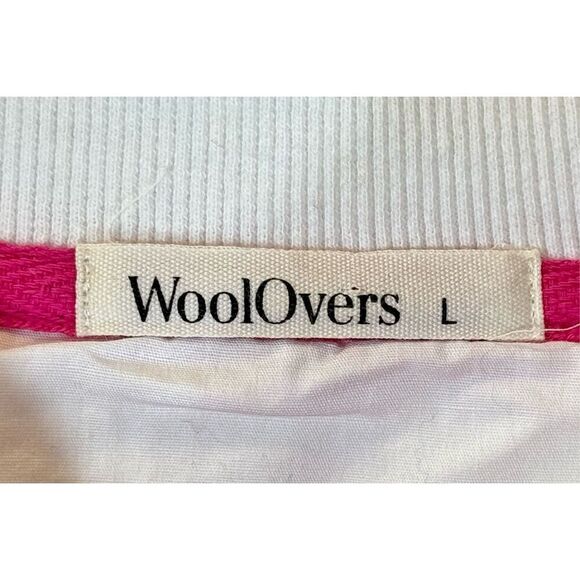 Woolovers Striped Organic Cotton Half Zip Sweatshirt Women's Crewneck Large - Picture 10 of 15